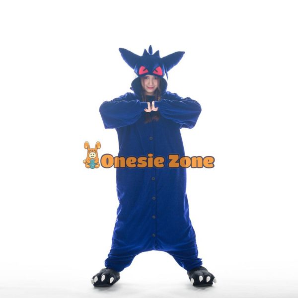 Shadow Ghost Kigurumi Pocket Monsters Halloween Onesies