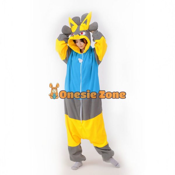 Shiny Aura Wolf Kigurumi Pocket Monsters Animal Onesies - Image 3