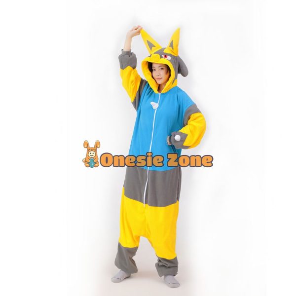 Shiny Aura Wolf Kigurumi Pocket Monsters Animal Onesies - Image 2