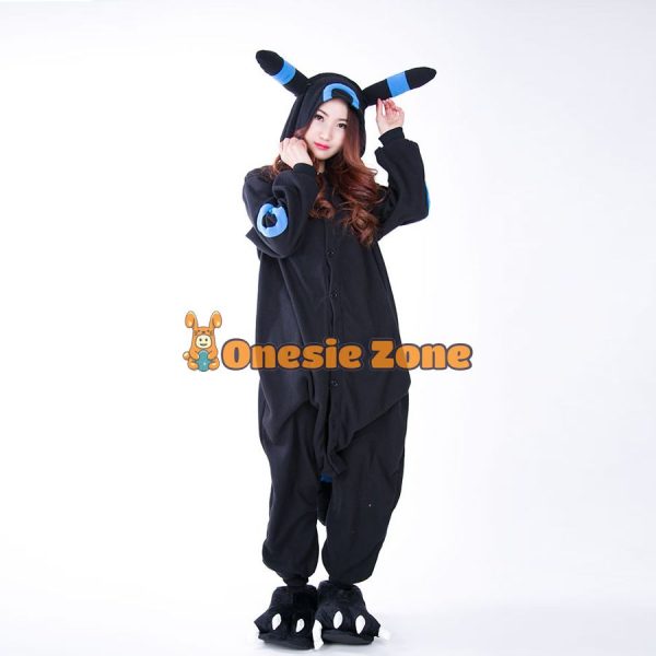 Shiny Moonlight Shadow Fox Eievvee Kigurumi Pocket Monsters Animal Onesies