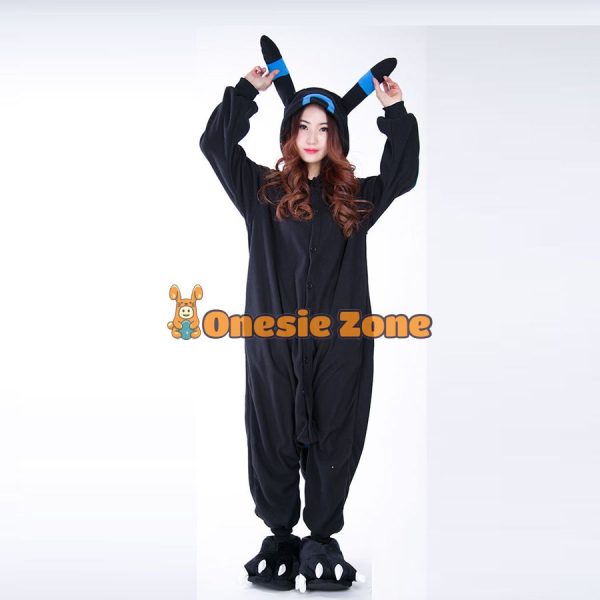 Shiny Moonlight Shadow Fox Eievvee Kigurumi Pocket Monsters Animal Onesies - Image 4