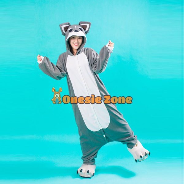 Siberian Husky Dog Kigurumi Couple Outfit Styles Onesies