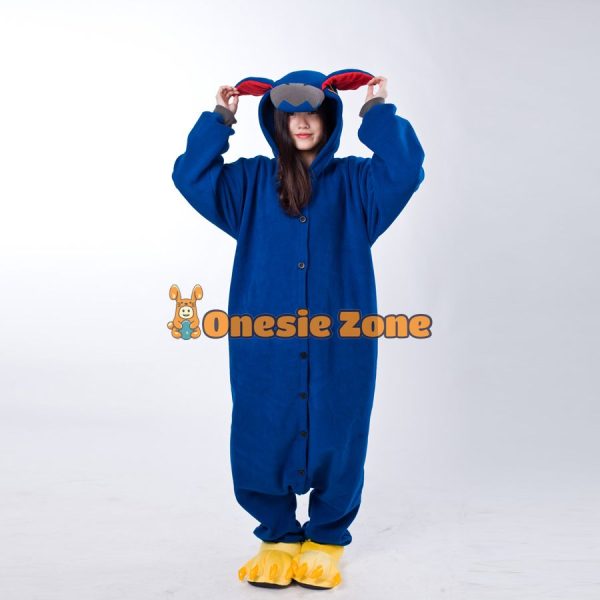 Tigrex Monster Kigurumi Cosplay Outfits Onesies - Image 3