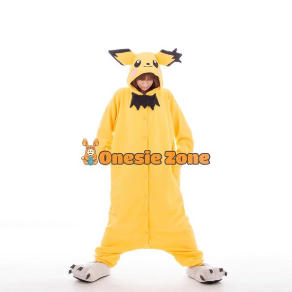 Tiny Electric Mouse Kigurumi Pocket Monsters Animal Onesies - Image 2