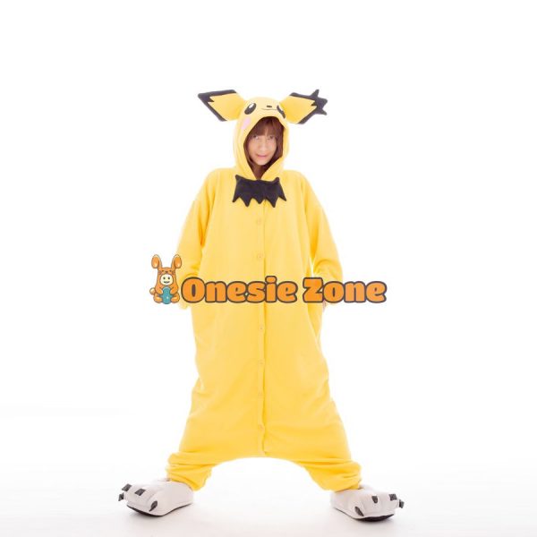 Tiny Electric Mouse Kigurumi Pocket Monsters Animal Onesies