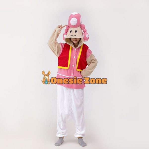 Toad Cutie Kigurumi Couple outfits Game Costume