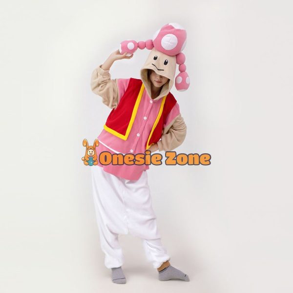 Toad Cutie Kigurumi Couple outfits Game Costume - Image 3