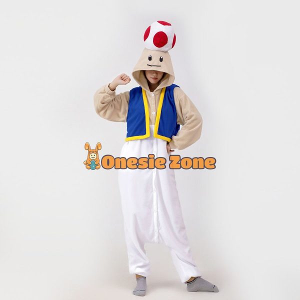 Toad Kigurumi Couple outfits Game Costume - Image 3