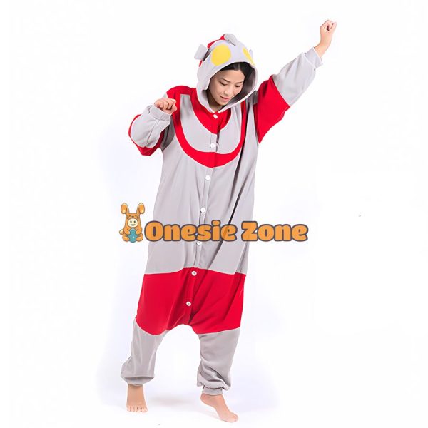 Ultraman Kigurumi Anime Otaku Cosplay Onesies - Image 2